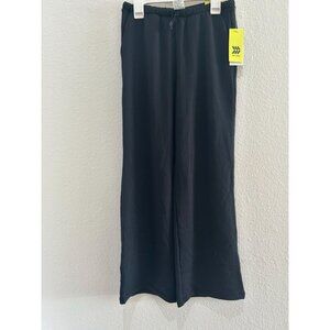 NWT Womens L (10/12) Black Wide Leg Pants - Super Soft